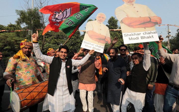 Місцеві вибори в Індії: партія прем’єра Моді лідирує у 3 ключових штатах