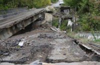 Украина восстановила еще два моста, уничтоженные боевиками