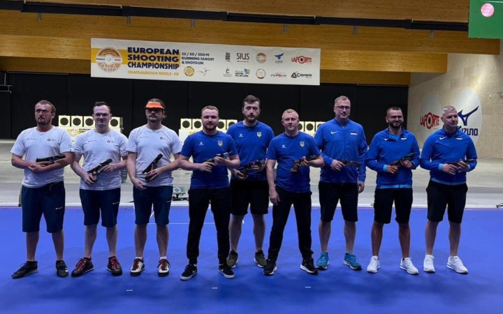 Україна виборола командні “золото” та “бронзу” на ЧЄ-2025 з кульової стрільби
