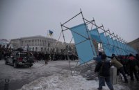Демонтаж конструкций на Майдане могут квалифицировать как преступление