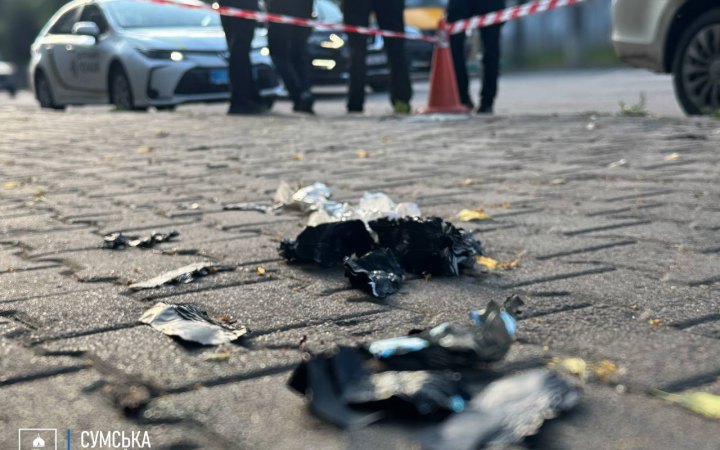 Російські окупанти атакували дроном місто Суми: є влучання