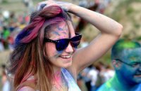 В Киеве отметили индийский праздник красок