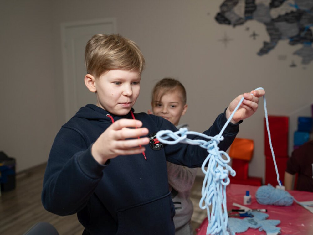 Діти в київському осередку фонду.