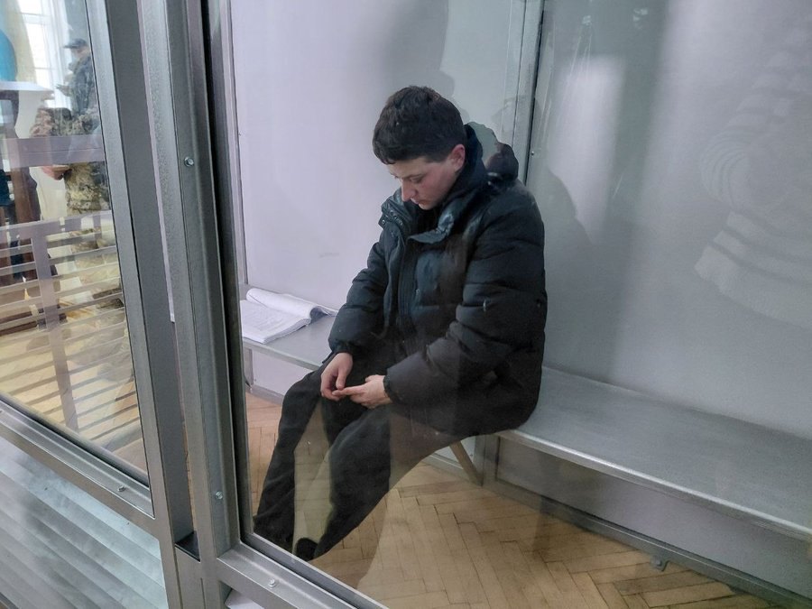 Підозрювана в теракті у&nbsp;Галицькому районному суді Львова.