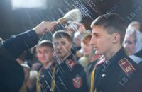 В Киево-Печерской Лавре школьников посвятили в кадеты