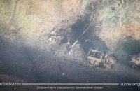 «Азов» у Маріуполі знищив російську техніку