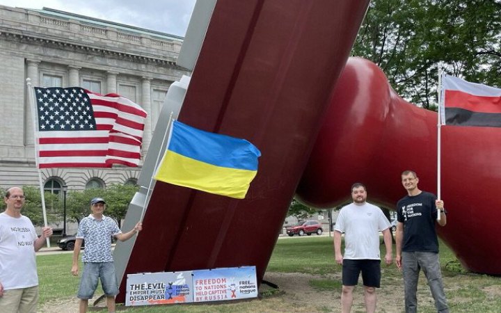 Представники поневолених РФ народів провели акції протесту в одинадцяти містах світу
