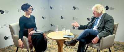 Борис Джонсон: «Де гарантії того, що, навіть якщо Україна віддасть частину Донбасу, то Путін зупиниться?»