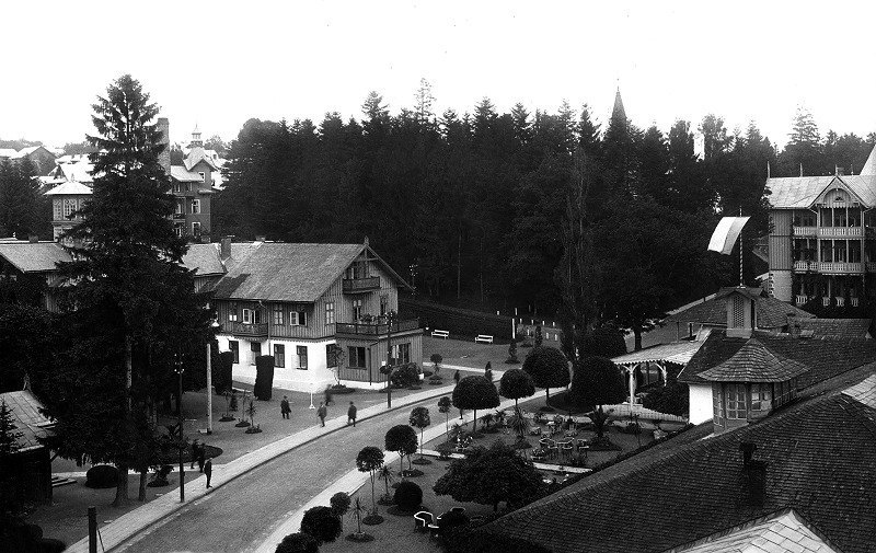 Центр Трускавця, 1933 рік