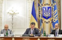 Порошенко, Яценюк и Турчинов договорились сократить сроки предвыборной гонки