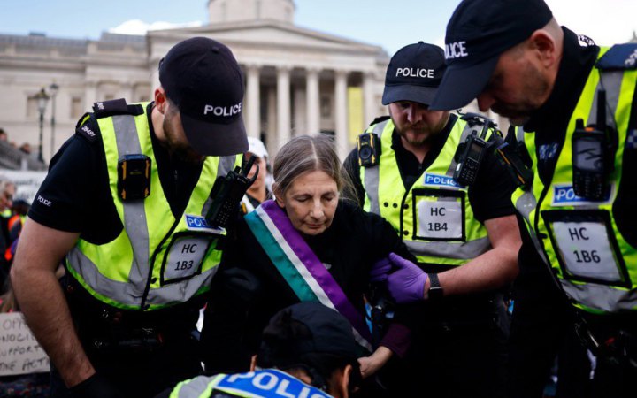 Reuters: у Лондоні затримали понад 500 протестувальників через акцію на підтримку пропалестинської групи Palestine Action