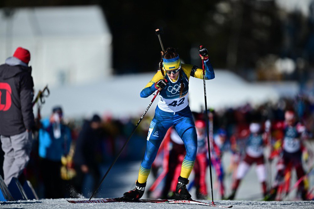 Українська біатлоністка Олександра Меркушина