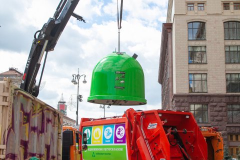 В Киеве установили 2,5 тысячи контейнеров для раздельного сбора мусора