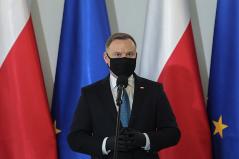Президент Польщі Анджей Дуда знову отримав позитивний тест на ковід