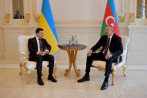 Зеленський обговорив з президентом Азербайджану актуальні питання порядку денного