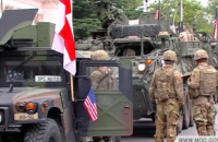 Колонна военной техники США проследовала через четыре города Грузии