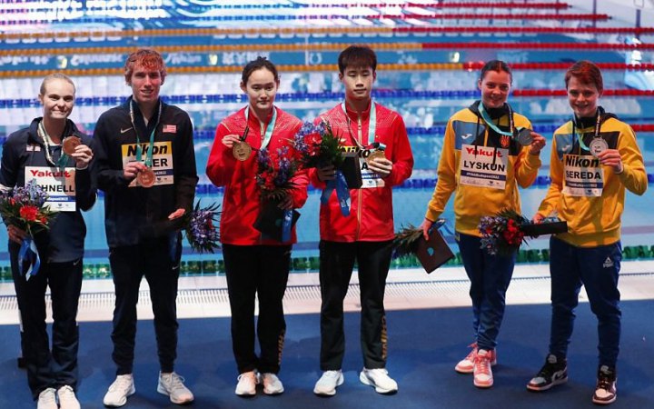 Збірна України потрапила в топ-10 медального заліку чемпіонату світу з водних видів спорту