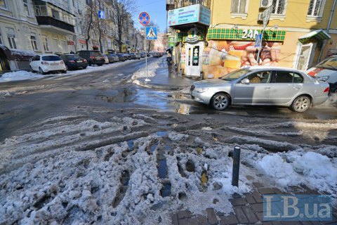 Декабрь в Киеве был почти на два градуса теплее климатической нормы