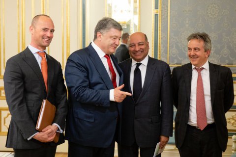 Порошенко встретился с президентом ЕБРР и главами ряда крупных корпораций