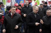 Милиция насчитала на марше оппозиции в Ровно тысячу человек