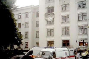 ​Здание Луганской ОГА взорвали изнутри, - пресс-секретарь АТО 