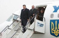 Янукович отбыл в Туркменистан для встреч с властями