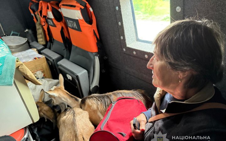 "Білі янголи" евакуювали мешканку Сумщини разом із домашніми тваринами