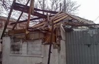 В Луганской области обстрел боевиков повредил дом престарелых