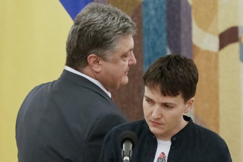 Порошенко осудил встречу Савченко с Захарченко и Плотницким