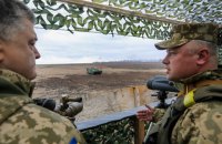 Порошенко прибув до місця дислокації танкової бригади в Луганській області