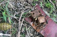 У Маріуполі у дворі школи виявили гранату та патрони