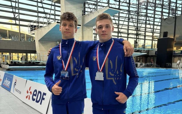 Українці Болюх і Гриценко вибороли бронзу на міжнародному турнірі зі стрибків у воду 