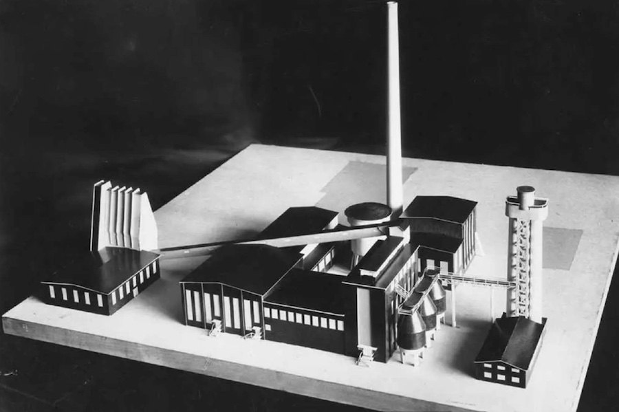 Масштабна модель фабрики сульфітної целюлози Toppila Ltd