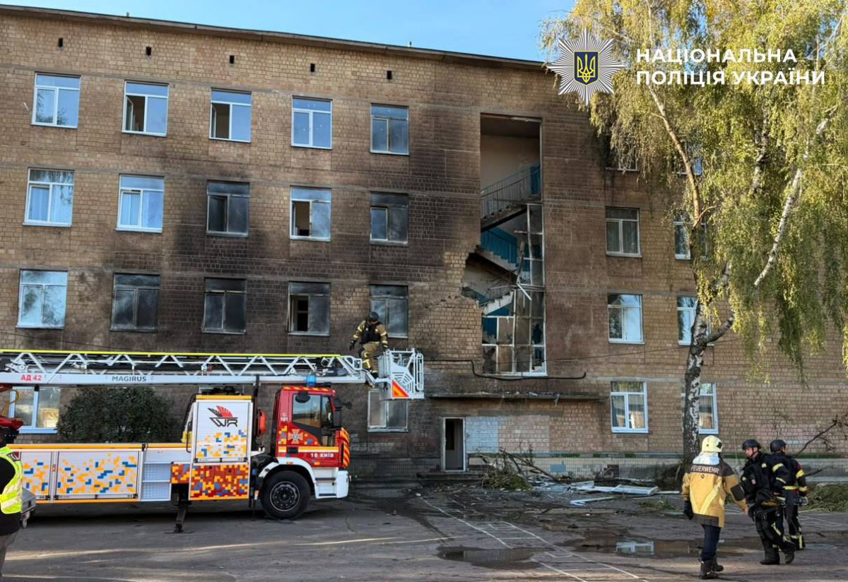 Наслідки атаки на школу у Києві