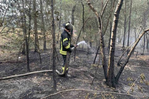 На Луганщині після обстрілу виникла пожежа (оновлено)