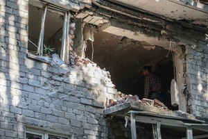 В Донецке обстреляли два микрорайона