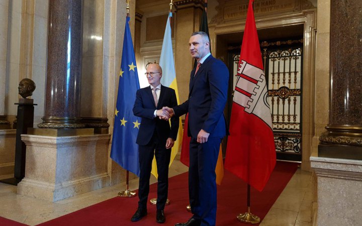 Кличко під час зустрічі з мером Гамбурга обговорив допомогу Києву новими системами зв’язку