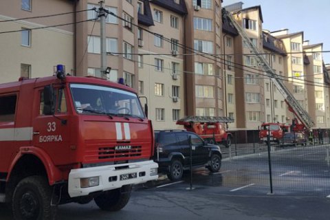 Під час пожежі у харківській багатоповерхівці загинув чоловік