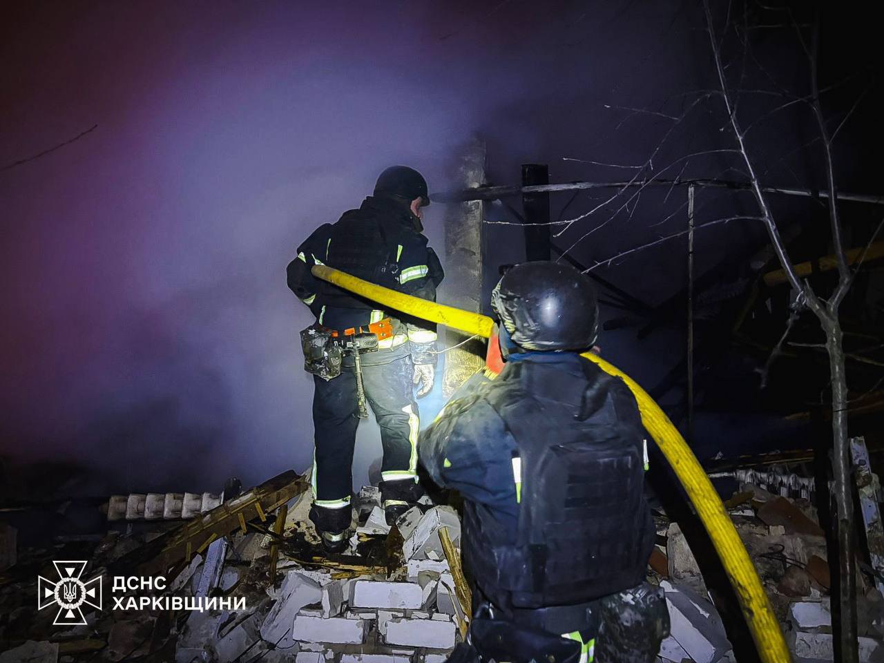 Ліквідація наслідків російської атаки на Харківщині