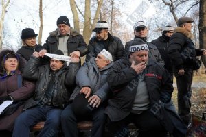 Количество голодающих в Киеве чернобыльцев возросло до 21
