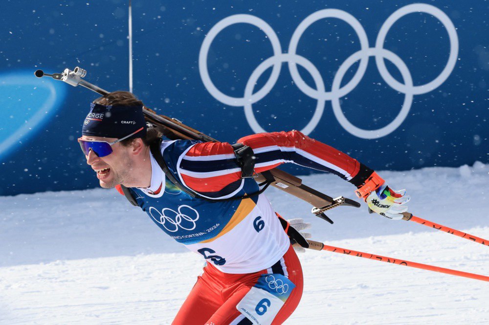 Норвезький біатлоніст Стурла Легрейд