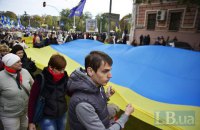 "Марш героев" в Киеве собрал несколько тысяч человек