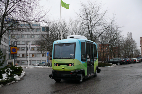 В Стокгольме запускают беспилотные пассажирские автобусы