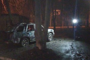 В Харькове взорвали автомобиль