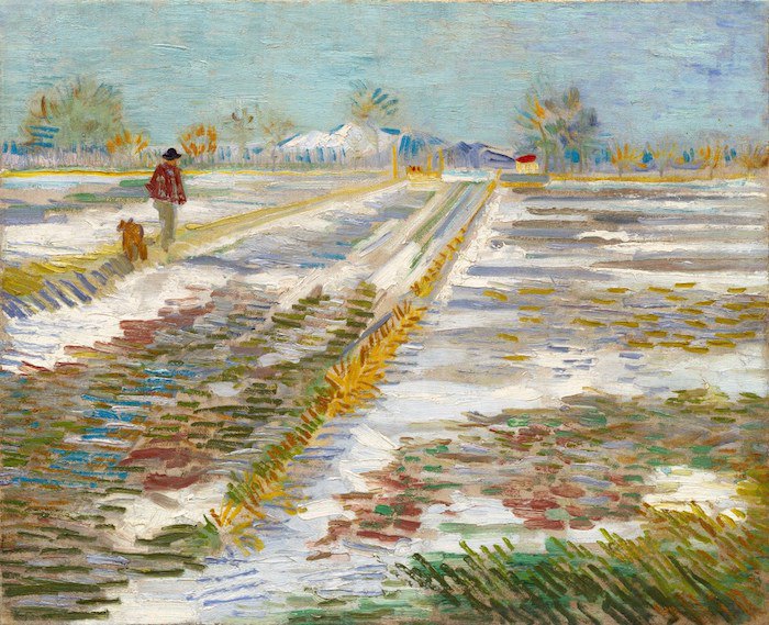 Вінсент Ван Гог, &quot;Пейзаж зі снігом&quot;, 1888