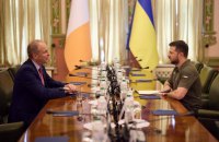 Зеленський обговорив із прем'єром Ірландії питання продовольчої безпеки, енергетики, та санкцій проти РФ