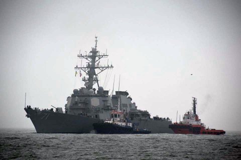 Американский эсминец Ross зашел в Одессу