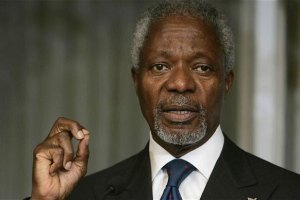 Кофі Аннан залишає посаду спецпосланця ООН і ЛАД у Сирії