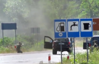 Появилось оперативное видео перестрелки в Мукачево