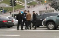 В BMW Алексея Порошенко врезался джип "Азова" (обновлено)